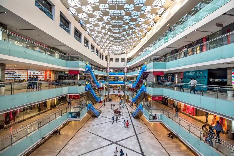 The atrium of Ambience Mall, Gurugram